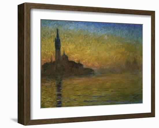 Twilight in Venice-Claude Monet-Framed Giclee Print