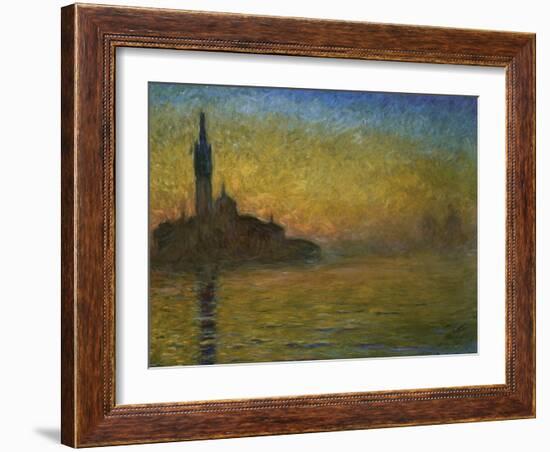 Twilight in Venice-Claude Monet-Framed Giclee Print