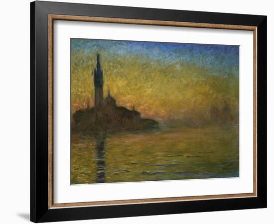 Twilight in Venice-Claude Monet-Framed Giclee Print