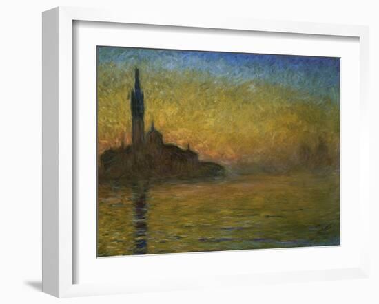 Twilight in Venice-Claude Monet-Framed Giclee Print