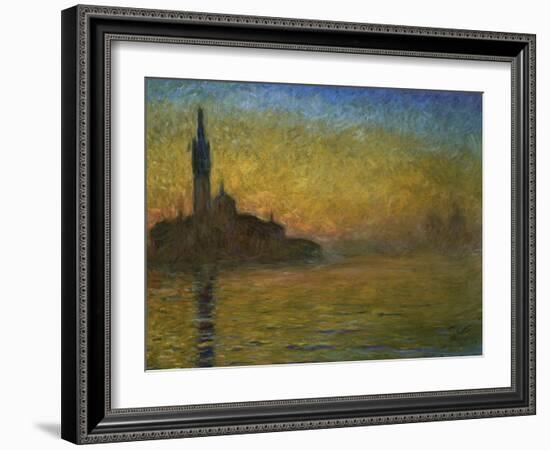 Twilight in Venice-Claude Monet-Framed Giclee Print