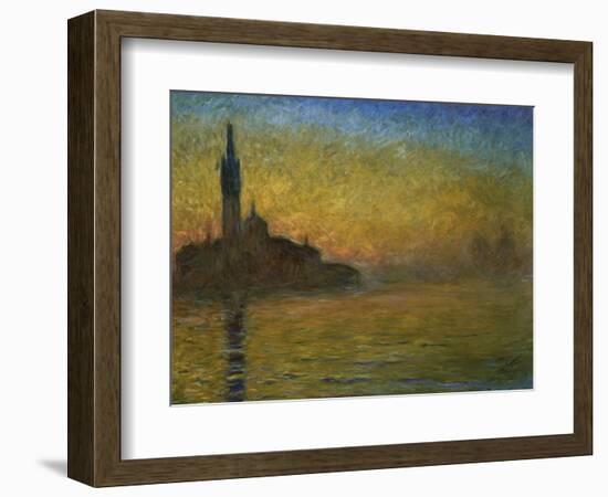 Twilight in Venice-Claude Monet-Framed Giclee Print