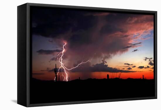 Twilight Lightning I-Douglas Taylor-Framed Stretched Canvas