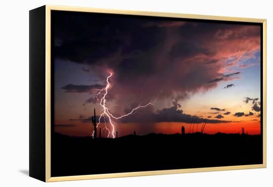 Twilight Lightning I-Douglas Taylor-Framed Stretched Canvas