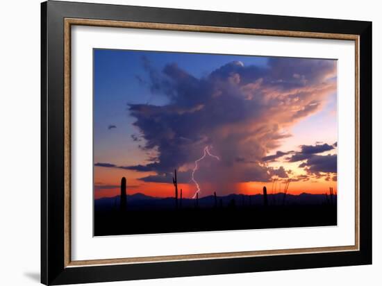 Twilight Lightning II-Douglas Taylor-Framed Photo