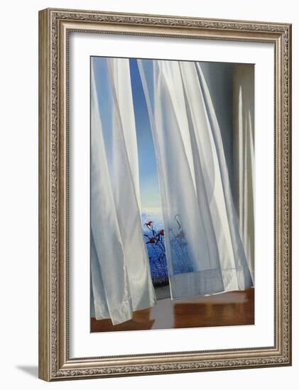 Twilight Lilies-Alice Dalton Brown-Framed Art Print