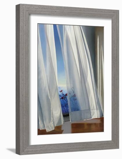 Twilight Lilies-Alice Dalton Brown-Framed Art Print