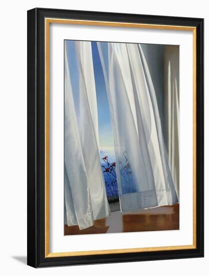 Twilight Lilies-Alice Dalton Brown-Framed Art Print