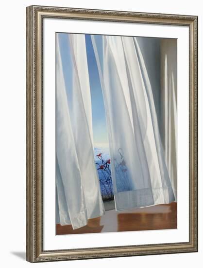 Twilight Lilies-Alice Dalton Brown-Framed Art Print