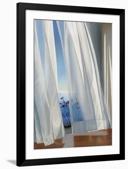 Twilight Lilies-Alice Dalton Brown-Framed Art Print