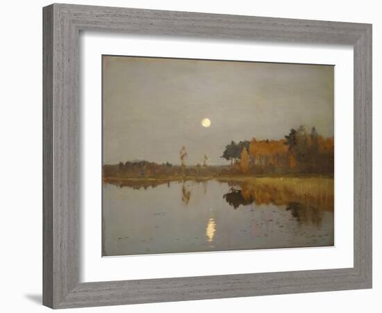 Twilight, Moon, 1899-Isaak Ilyich Levitan-Framed Giclee Print