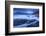 Twilight on the rocky coast of Elgol, looking across to the Cuillin mountains, Isle of Skye, Scotla-Adam Burton-Framed Photographic Print