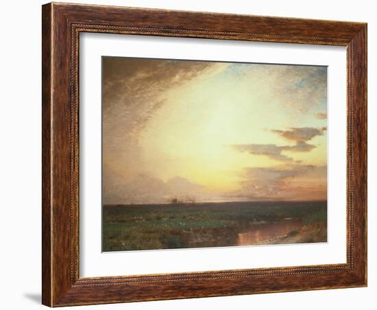 Twilight on the Western Plains-Samuel Colman-Framed Giclee Print