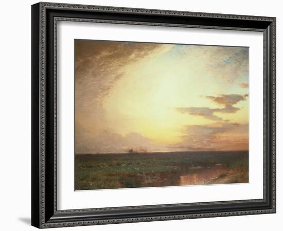 Twilight on the Western Plains-Samuel Colman-Framed Giclee Print