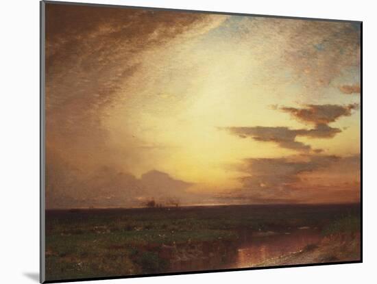 Twilight on the Western Plains-Eug?ne Boudin-Mounted Giclee Print
