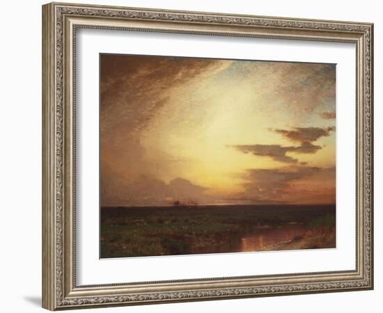 Twilight on the Western Plains-Eug?ne Boudin-Framed Giclee Print