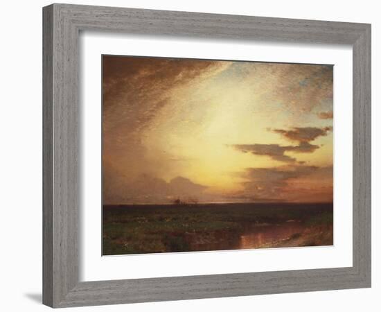 Twilight on the Western Plains-Eug?ne Boudin-Framed Giclee Print