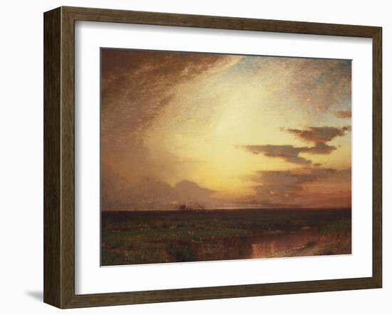 Twilight on the Western Plains-Eug?ne Boudin-Framed Giclee Print