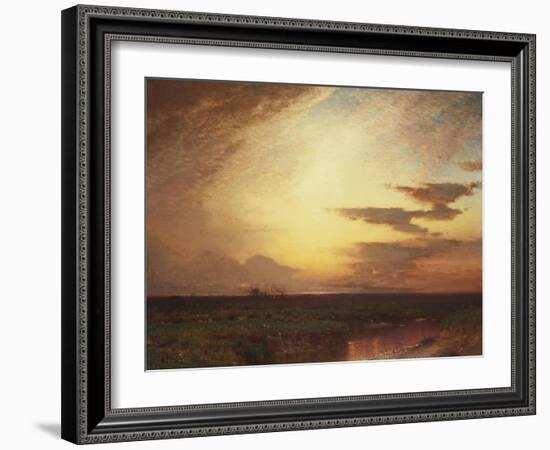 Twilight on the Western Plains-Eug?ne Boudin-Framed Giclee Print