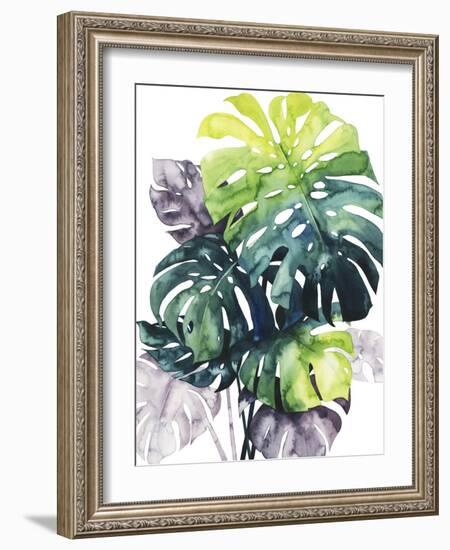 Twilight Palms IV-Grace Popp-Framed Art Print