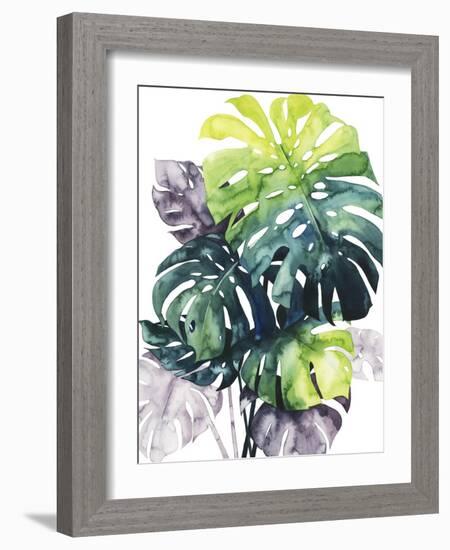 Twilight Palms IV-Grace Popp-Framed Art Print