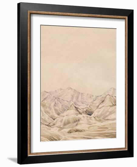 Twilight Peaks II-Grace Popp-Framed Art Print