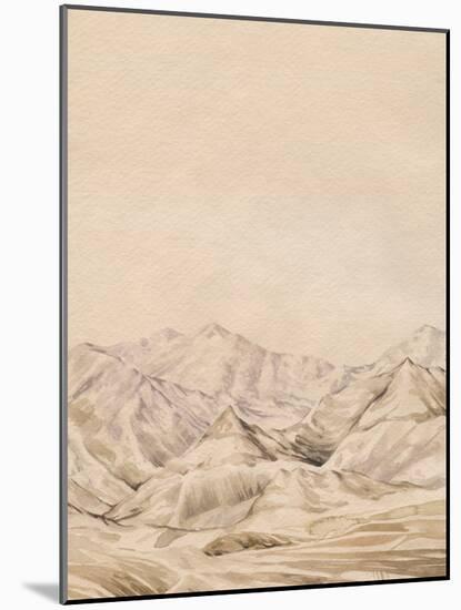 Twilight Peaks II-Grace Popp-Mounted Art Print