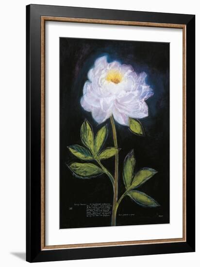 Twilight Peony-Maret Hensick-Framed Art Print