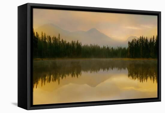 Twilight Reflection-Danita Delimont-Framed Stretched Canvas