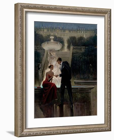 Twilight Romance-Brent Lynch-Framed Art Print