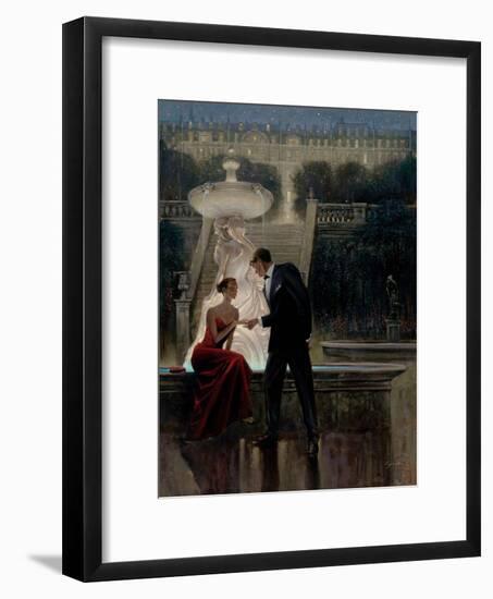 Twilight Romance-Brent Lynch-Framed Art Print