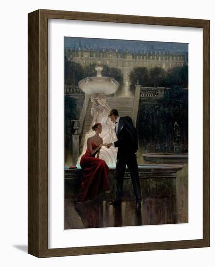 Twilight Romance-Brent Lynch-Framed Art Print