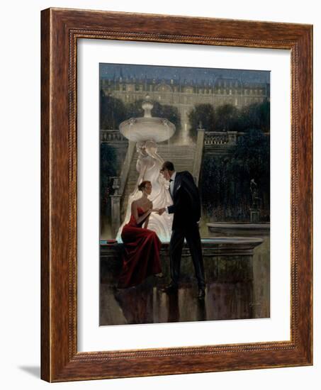 Twilight Romance-Brent Lynch-Framed Art Print