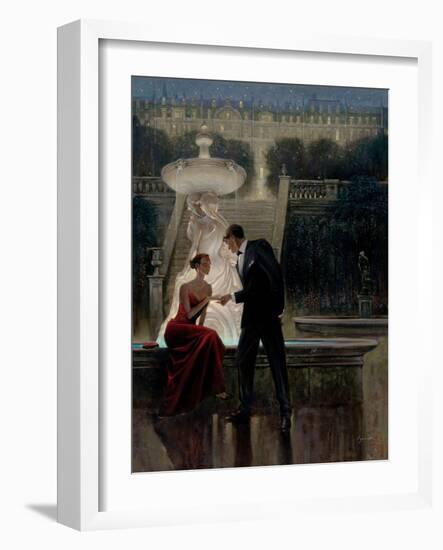 Twilight Romance-Brent Lynch-Framed Art Print