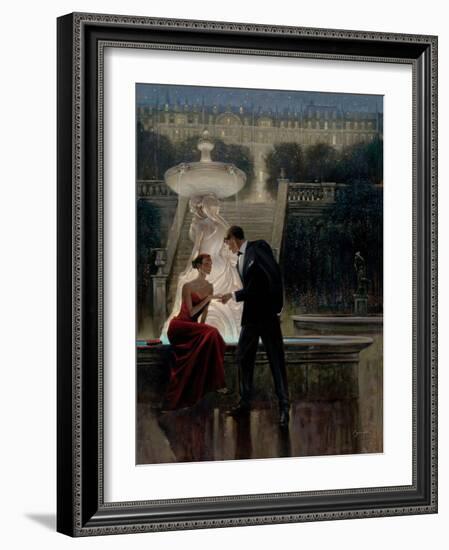 Twilight Romance-Brent Lynch-Framed Art Print