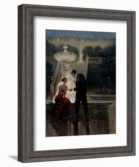 Twilight Romance-Brent Lynch-Framed Art Print