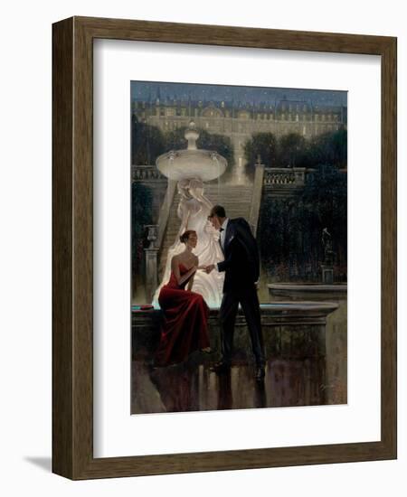 Twilight Romance-Brent Lynch-Framed Art Print