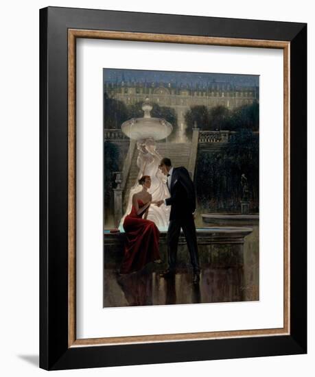 Twilight Romance-Brent Lynch-Framed Art Print