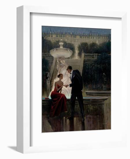 Twilight Romance-Brent Lynch-Framed Art Print