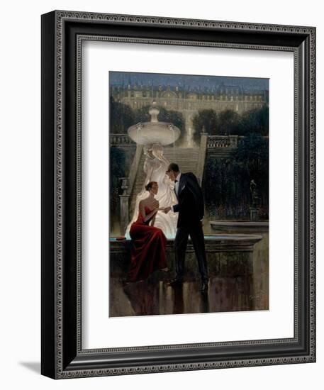 Twilight Romance-Brent Lynch-Framed Art Print