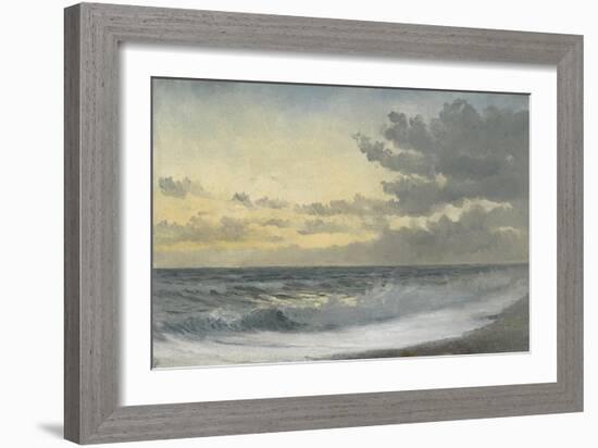 Twilight - Sad Melody (Oil on Board)-William Pye-Framed Giclee Print