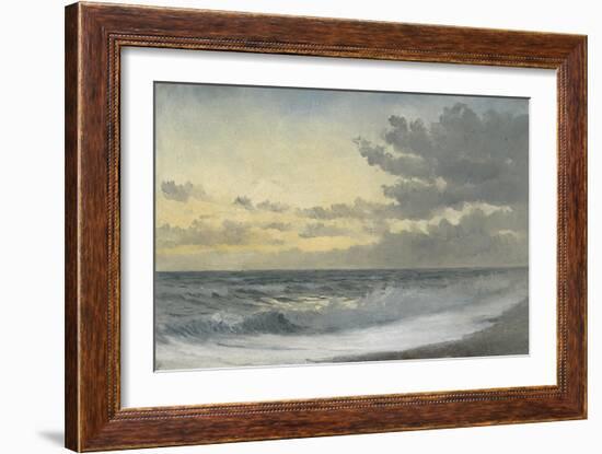 Twilight - Sad Melody (Oil on Board)-William Pye-Framed Giclee Print