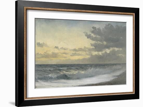 Twilight - Sad Melody (Oil on Board)-William Pye-Framed Giclee Print