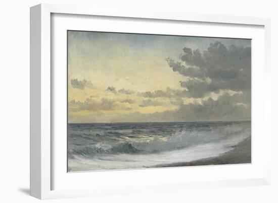 Twilight - Sad Melody (Oil on Board)-William Pye-Framed Giclee Print