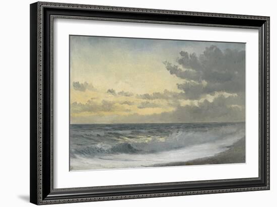 Twilight - Sad Melody (Oil on Board)-William Pye-Framed Giclee Print