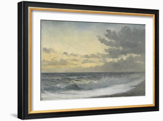 Twilight - Sad Melody (Oil on Board)-William Pye-Framed Giclee Print