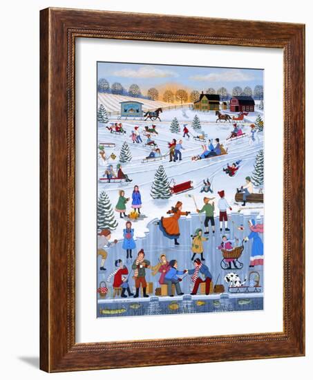 Twilight Skaters ‘98-Sheila Lee-Framed Giclee Print