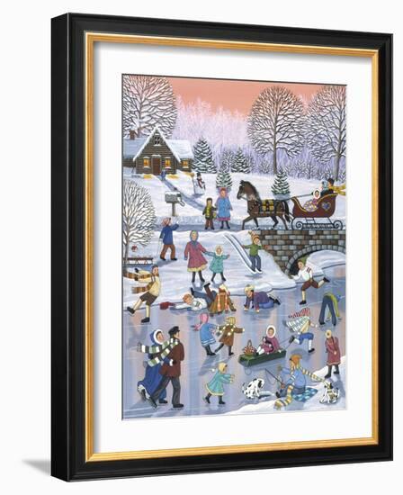 Twilight Skaters-Sheila Lee-Framed Giclee Print