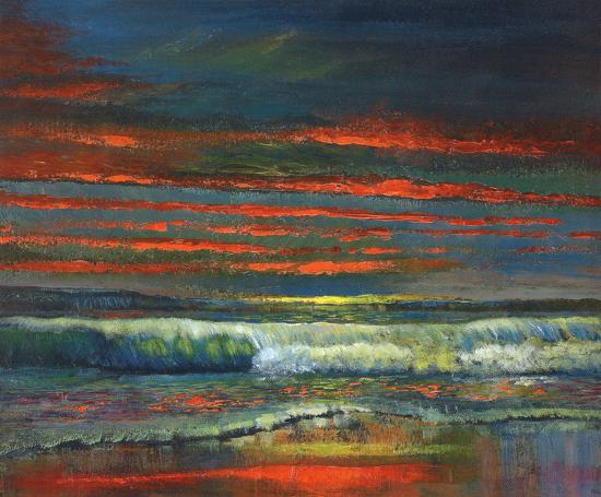 Twilight Surge-Ford Smith-Framed Textured Art