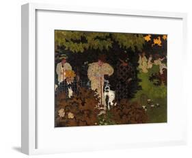 Twilight the Game of Croquet-Pierre Bonnard-Framed Giclee Print